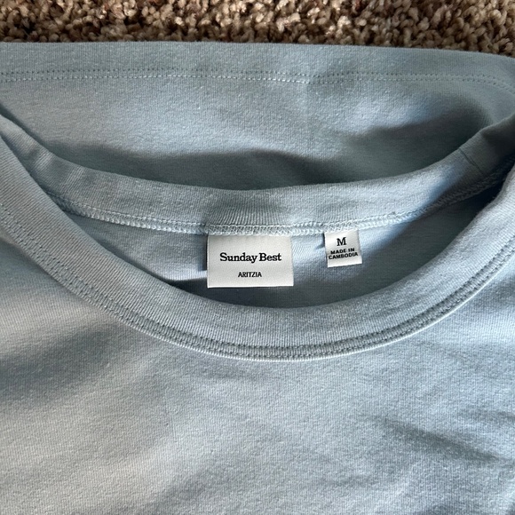 Aritzia BestHug Little Ribbed T-Shirt - Picture 4 of 4